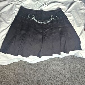 Black Pleated Skirt